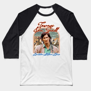 Townes Van Zandt Retro Buckskin Stallion Baseball T-Shirt